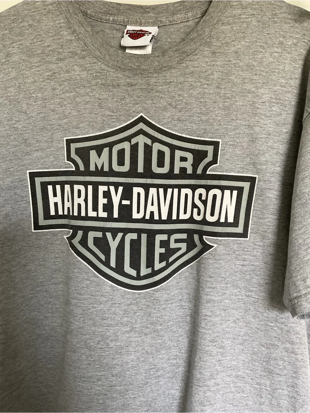 Harley-Davidson Gray Short Sleeve Logo Tee - Picture 4 of 6